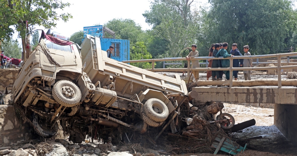 Dozens Killed As Floods Rage Across Afghanistan